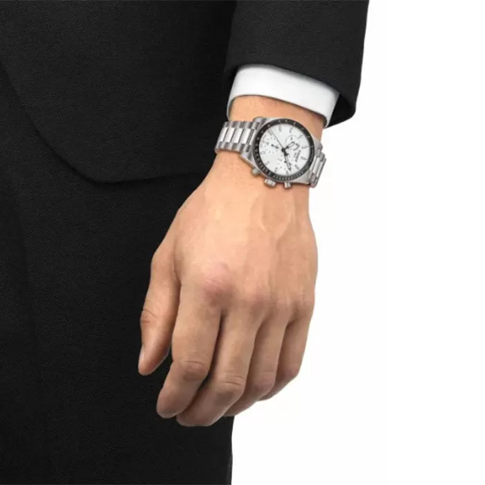 ΡΟΛΟΙ TISSOT  T1494171101101 TISSOT T-Sport PR516 Chronograph Silver Stainless Steel Bracelet