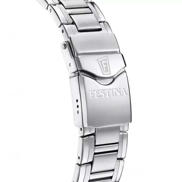 ΡΟΛΟΙ FESTINA  F20042/2  FESTINA Ceramic Swiss Made Chronograph Silver Stainless Steel Bracelet