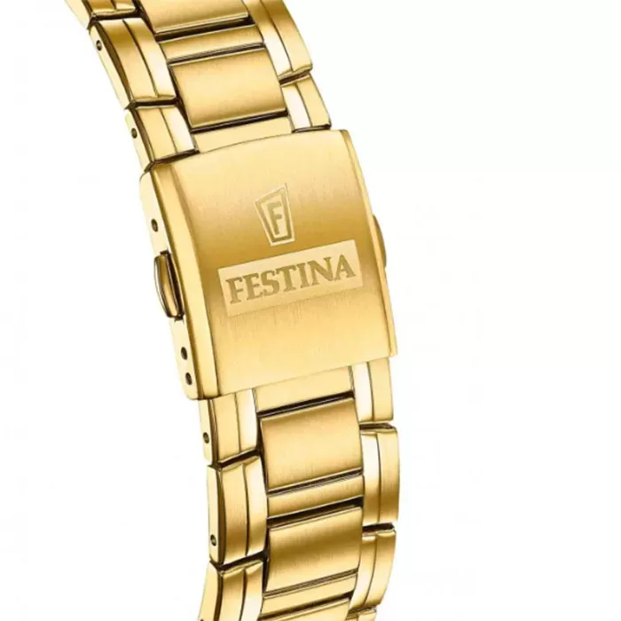 ΡΟΛΟΙ FESTINA  F20705/2 FESTINA Chronograph Gold Stainless Steel Bracelet