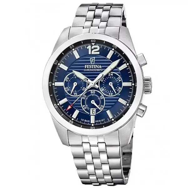 ΡΟΛΟΙ FESTINA  F20742/4 FESTINA Chronograph Silver Stainless Steel Bracelet