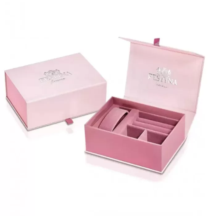 ΡΟΛΟΙ FESTINA   F20744/6 FESTINA Mademoiselle Crystals Silver Stainless Steel Bracelet