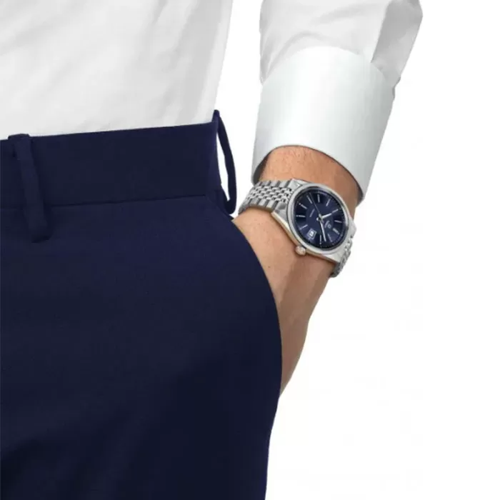 ΡΟΛΟΙ TISSOT  T1574071104100 TISSOT Heritage Visodate Powermatic 80 Silver Stainless Steel Bracelet