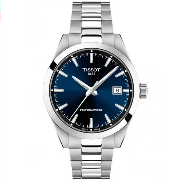 ΡΟΛΟΙ TISSOT  T1658071104100 TISSOT T-Classic Gentleman Powermatic 80 Silver Stainless Steel Bracelet