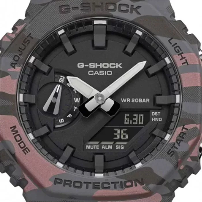 ΡΟΛΟΙ CASIO GA-2100CM-8AER G-SHOCK Chronograph Camo Bio-based Resin Strap