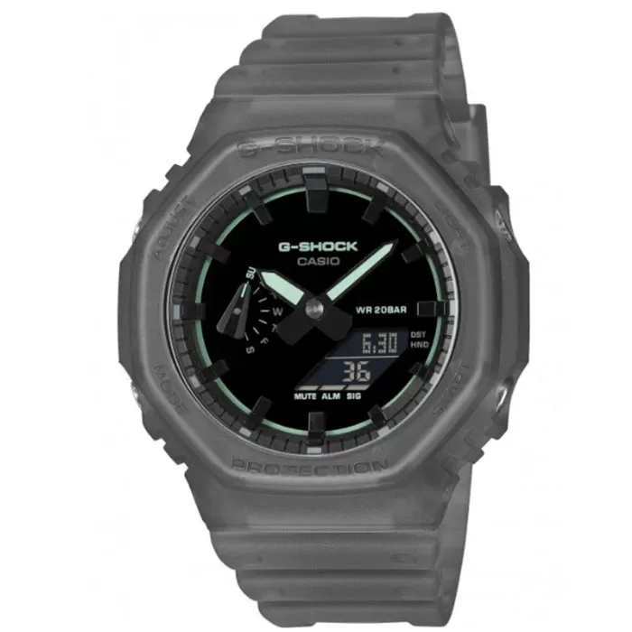 ΡΟΛΟΙ CASIO GA-2100K-1AER G-SHOCK Chronograph Grey Resin Strap