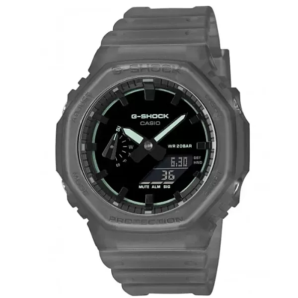ΡΟΛΟΙ CASIO GA-2100K-1AER G-SHOCK Chronograph Grey Resin Strap