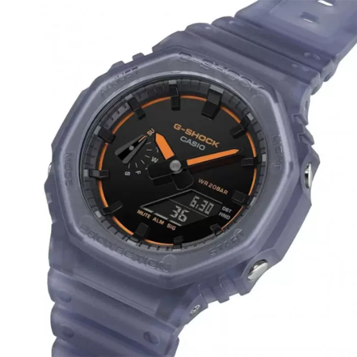 ΡΟΛΟΙ CASIO GA-2100K-2AER G-SHOCK Chronograph Blue Resin Strap