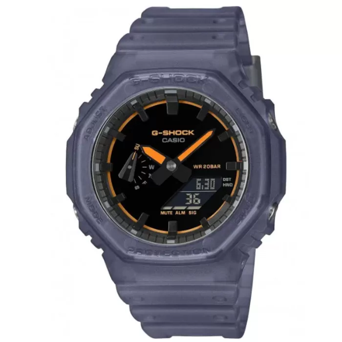 ΡΟΛΟΙ CASIO GA-2100K-2AER G-SHOCK Chronograph Blue Resin Strap