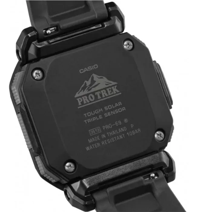 ΡΟΛΟΙ CASIO  PRG-69-1ER CASIO Protrek Solar Black Biosourced Strap
