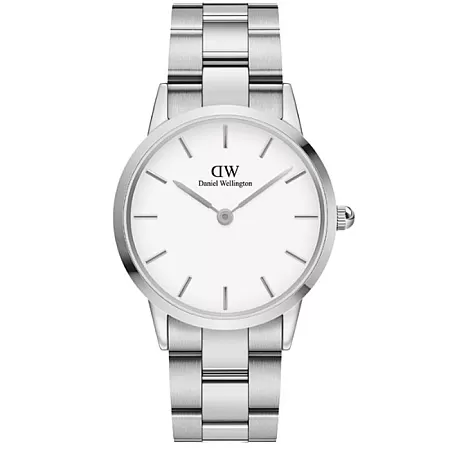 ΡΟΛΟΙ DANIEL WELLINGTON  DW00100203 DANIEL WELLINGTON Iconic Link Silver Stainless Steel Bracelet