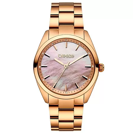 ΡΟΛΟΙ BREEZE 212051.4 BREEZE Finesse Crystals Rose Gold Stainless Steel Bracelet