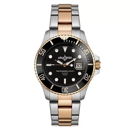 ΡΟΛΟΙ AQUADIVER 14584396 AQUADIVER Water Master Stainless Steel Black Gold
