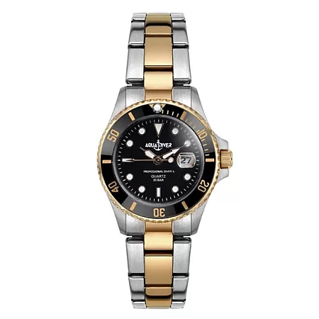 ΡΟΛΟΙ AQUADIVER 74024396 AQUADIVER Water Master Two Tone Stainless Steel Bracelet
