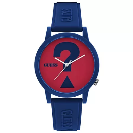 ΡΟΛΟΙ GUESS V1041M4 GUESS Ladies Blue Rubber Strap