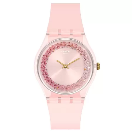ΡΟΛΟΙ SWATCH GP164 SWATCH Kwartzy Pink Silicone Strap