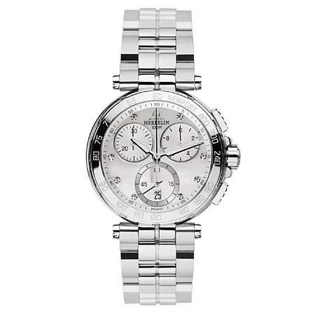 ΡΟΛΟΙ MICHEL HERBELIN MH33696/B59 MICHEL HERBELIN Newport Chrono Silver Stainless Steel Bracelet