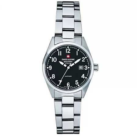 ΡΟΛΟΙ SWISS ALPINE MILITARY SAM3293.1137 SWISS ALPINE MILITARY Leader Silver Stainless Steel Bracelet