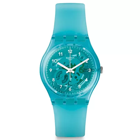 ΡΟΛΟΙ SWATCH GL123 SWATCH Mint Flavour Blue Rubber Strap