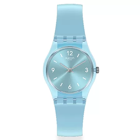 ΡΟΛΟΙ SWATCH LL123 SWATCH Fairy Frosty Light Blue Rubber Strap