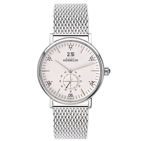 ΡΟΛΟΙ MICHEL HERBELIN 18247/11B MICHEL HERBELIN Inspiration 1947 Silver Stainless Steel Bracelet