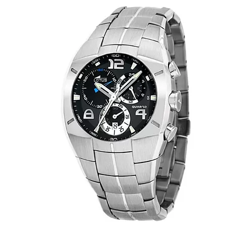 ΡΟΛΟΙ LOTUS  L15384/3 LOTUS Gents Chronograph Silver Stainless Steel Bracelet