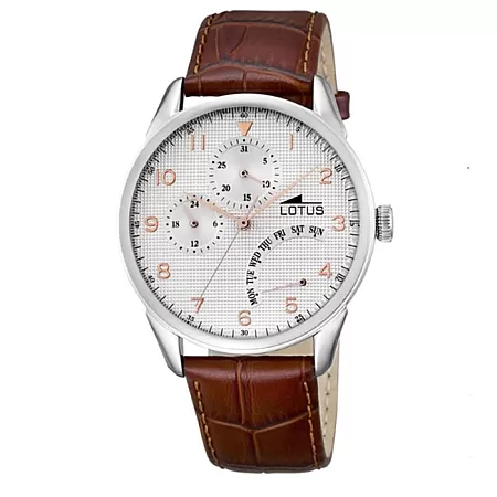 ΡΟΛΟΙ LOTUS L10131/1 LOTUS Gents Brown Leather Strap