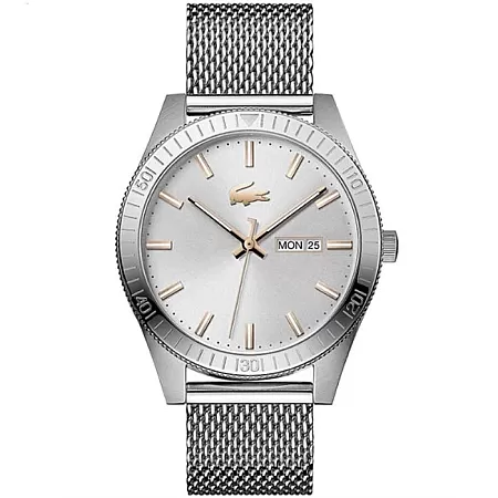 ΡΟΛΟΙ LACOSTE  2010983 LACOSTE Lacoste Legacy Silver Stainless Steel Bracelet