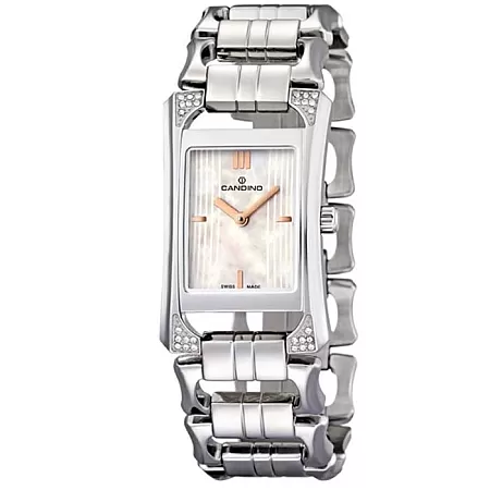 ΡΟΛΟΙ CANDINO C4427/1 CANDINO Ladies Crystals Silver Stainless Steel Bracelet