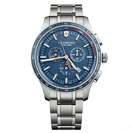 ΡΟΛΟΙ VICTORINOX  241817 VICTORINOX Alliance Sport Chronograph Silver Stainless Steel Bracelet