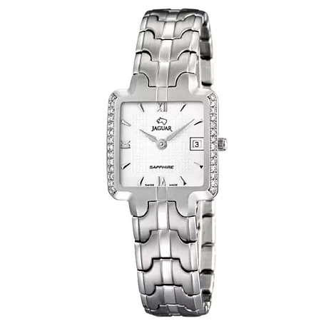 Ρολόι JAGUAR  J443/1 JAGUAR Brilliant Crystals Silver Stainless Steel Bracelet