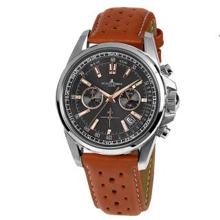 Ρολόι Jacques LEMANS 1-1117.1WP Jacques LEMANS Liverpool Chronograph Brown Leather Strap