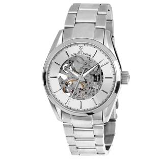 Ρολόι Jacques LEMANS 1-1909C  JACQUES LEMANS Derby Automatic Silver Stainless Steel Bracelet