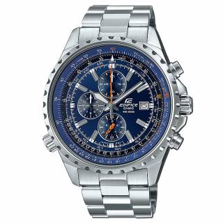 ΡΟΛΟΙ  CASIO   EF-527D-2AVUEF CASIO Edifice Chronograph Silver Stainless Steel Bracelet