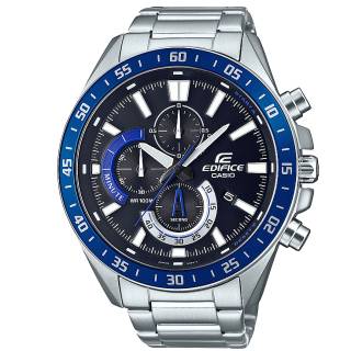 ΡΟΛΟΙ  CASIO EFV-620D-1A2VUEF CASIO Edifice Chronograph Silver Stainless Steel Bracelet