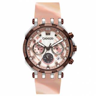 ΡΟΛΟΙ BREEZE 112291.5 BREEZE FanC Dual Time Multicolor Silicone Strap