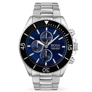 ΡΟΛΟΙ HUGO BOSS  1513704 BOSS Ocean Edition Chronograph Silver Stainless Steel Bracelet