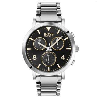 ΡΟΛΟΙ HUGO BOSS 1513736 BOSS Spirit Chronograph Silver Stainless Steel Bracelet