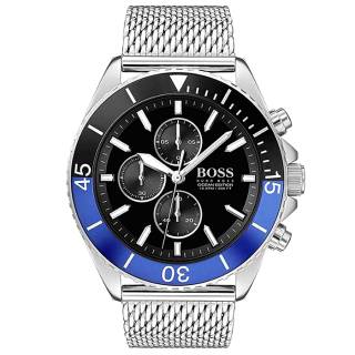 ΡΟΛΟΙ HUGO BOSS  1513742 BOSS Ocean Edition Chronograph Silver Stainless Steel Bracelet