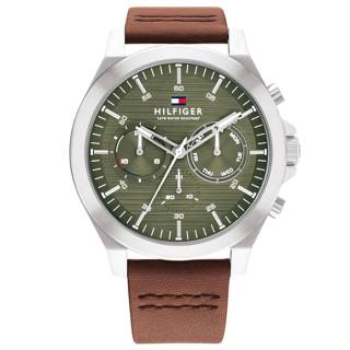 ΡΟΛΟΙ TOMMY HILFIGER 1710522 TOMMY HILFIGER Lance Brown Leather Strap