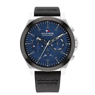 ΡΟΛΟΙ TOMMY HILFIGER 1710523 TOMMY HILFIGER Lance Black Leather Strap