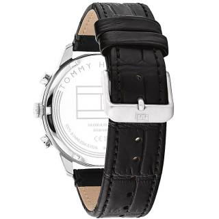 ΡΟΛΟΙ TOMMY HILFIGER 1710527 TOMMY HILFIGER Morrison Multifunction Black Leather Strap