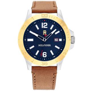 ΡΟΛΟΙ TOMMY HILFIGER 1710529 TOMMY HILFIGER Ryan Brown Leather Strap