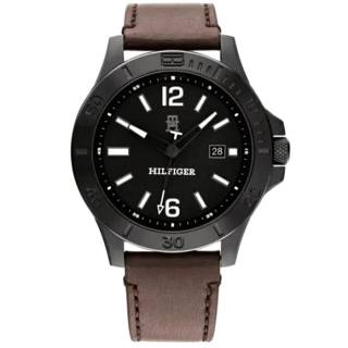 ΡΟΛΟΙ TOMMY HILFIGER 1710530 TOMMY HILFIGER Ryan Brown Leather Strap