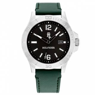 ΡΟΛΟΙ TOMMY HILFIGER 1710531 TOMMY HILFIGER Ryan Le Green Leather Strap