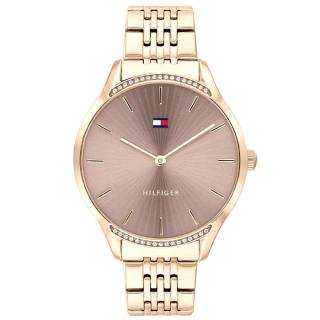 ΡΟΛΟΙ TOMMY HILFIGER 1782212 Τοmmy HILFIGER Ladies Crystals Rose Gold Stainless Steel Bracelet