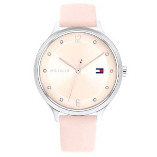 ΡΟΛΟΙ TOMMY HILFIGER 1782429 Tommy HILFIGER Grace Pink Leather Strap