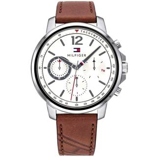 ΡΟΛΟΙ TOMMY HILFIGER  1791531 Τοmmy HILFIGER Landon  Brown Leather Strap