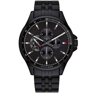 ΡΟΛΟΙ TOMMY HILFIGER 1791611 Τοmmy HILFIGER Shawn Black Stainless Steel Bracelet