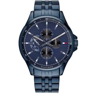 ΡΟΛΟΙ TOMMY HILFIGER 1791618 Tommy HILFIGER  Shawn Blue Stainless Steel Bracelet