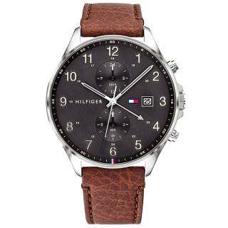 ΡΟΛΟΙ TOMMY HILFIGER 1791710 Tommy HILFIGER West Multifunction Brown Leather Strap